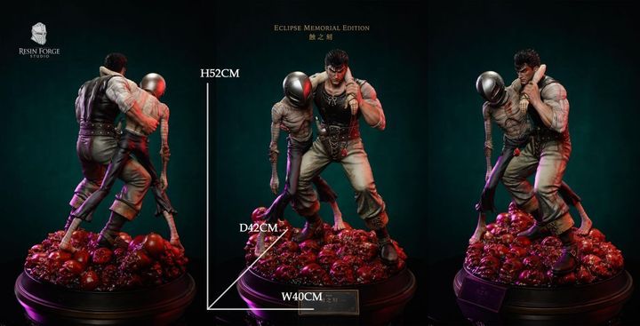 預定Resin_Forge_劍風傳奇蝕之刻名場景_格里菲斯與格斯雙人雕像_2