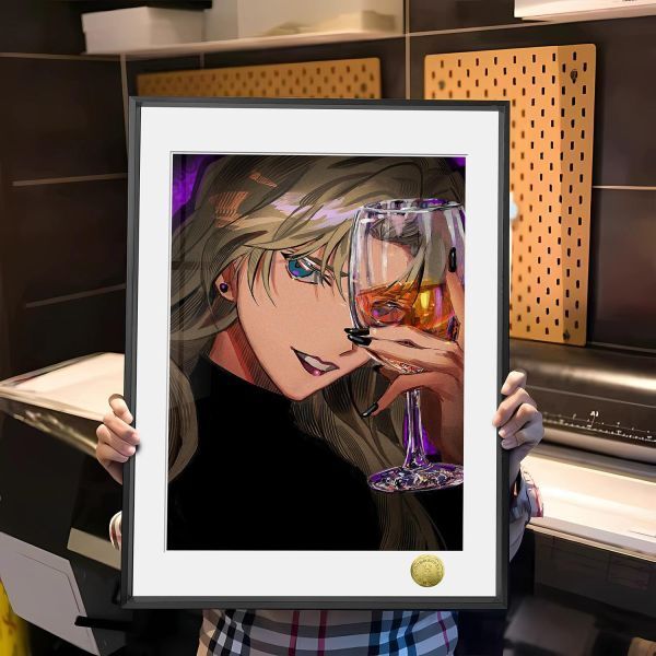 海外代購皇呱_《酒中秘密》_名偵探柯南貝爾摩德酒中秘密同人周邊裝飾畫_午睡毯_地_1