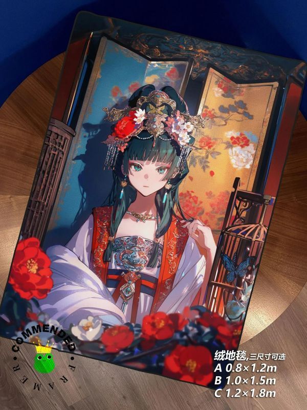海外代購皇呱_《錦屏花事》藥屋少女的呢喃裝飾畫_午睡毯_地毯_3