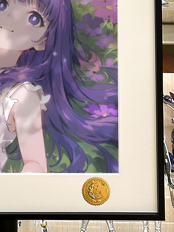 海外代購星空_《草坪芙莉蓮菲倫》辛美爾葬送的芙莉蓮Frieren動漫藝術版畫裝飾_4