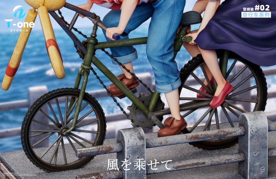 預定T-one_宮崎駿_自行車系列002-乘風而行_魔女宅急便_琪琪與蜻蜓_7