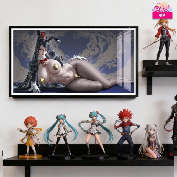 海外代購阿喵畫社_兔女郎_睡姿貝優妮塔_新品12K主題超清裝飾畫_滑鼠墊_冰箱貼_3