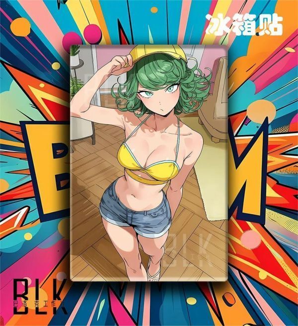 海外代購巴洛克_《龍捲日常》一拳超人裝飾畫冰箱貼_2