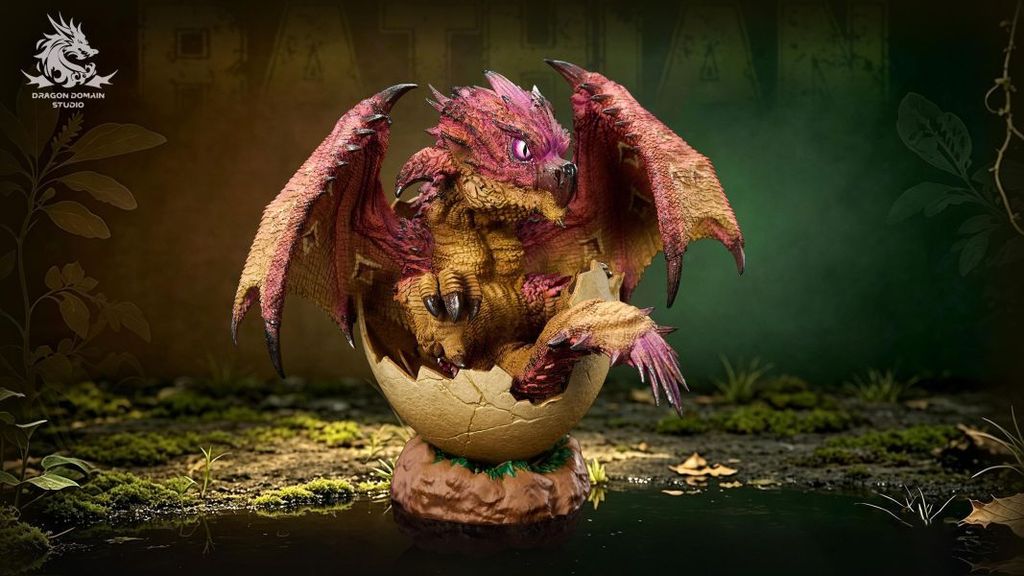 預定Dragon_Realm_高級私人訂製_初生龍蛋系列_雄火龍—_亞種蒼火龍—_4