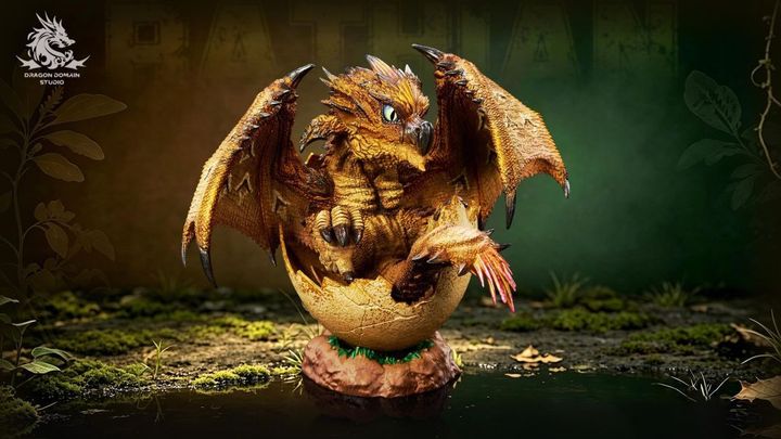 預定Dragon_Realm_高級私人訂製_初生龍蛋系列_雄火龍—_亞種蒼火龍—_5