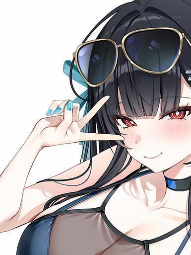 海外代購巴洛克_《YES莉音》天雨亞子Rio明日奈蔚藍檔案遊戲動畫裝飾畫_5