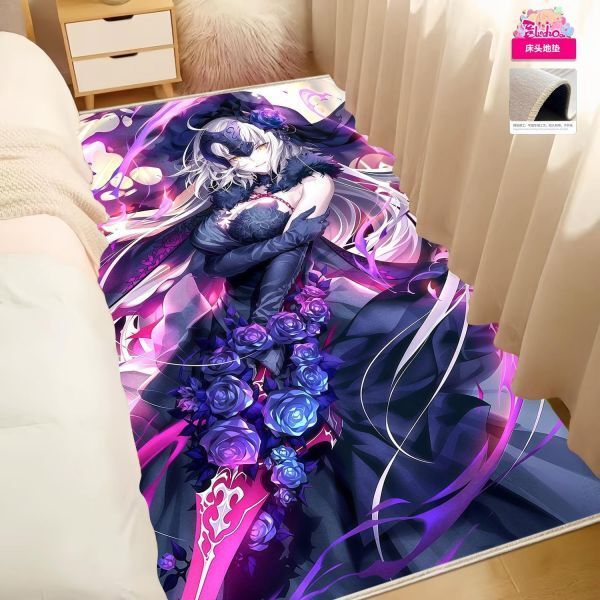 海外代購阿喵畫社_fate_婚紗黑貞白貞_雙聯12k超清主題裝飾週邊_床頭地墊_3