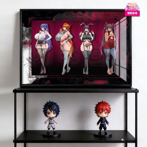 海外代購阿喵畫社_對魔忍女神計畫_新品12K主題高清裝飾畫_冰箱貼_1