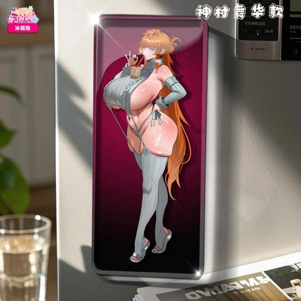 海外代購阿喵畫社_對魔忍女神計畫_新品12K主題高清裝飾畫_冰箱貼_5