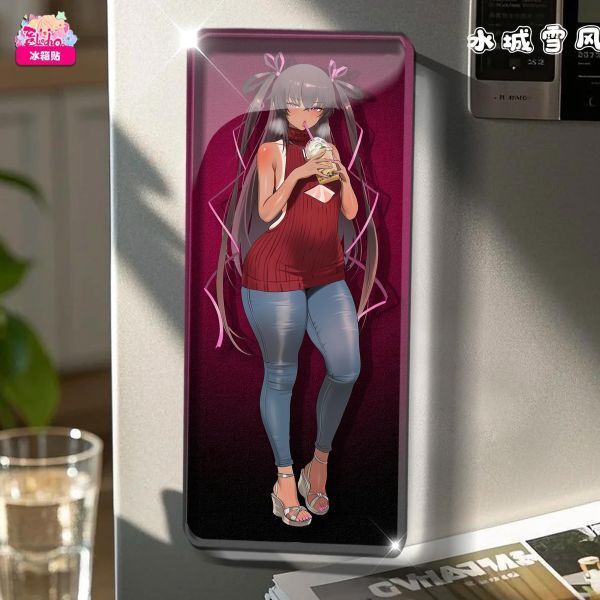 海外代購阿喵畫社_對魔忍女神計畫_新品12K主題高清裝飾畫_冰箱貼_4