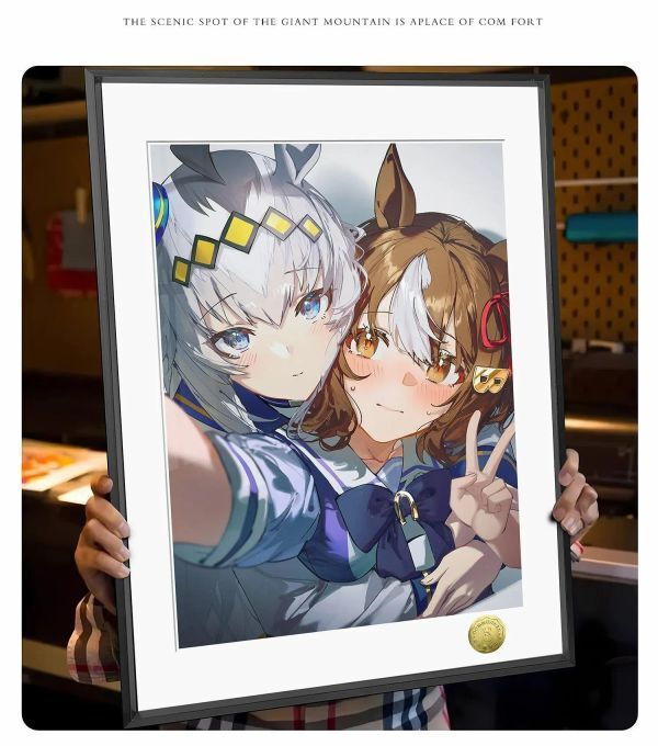 海外代購皇呱_《馬娘的甜份快照》賽馬娘小慄帽大拓太陽神裝飾畫_午睡毯_地毯_5