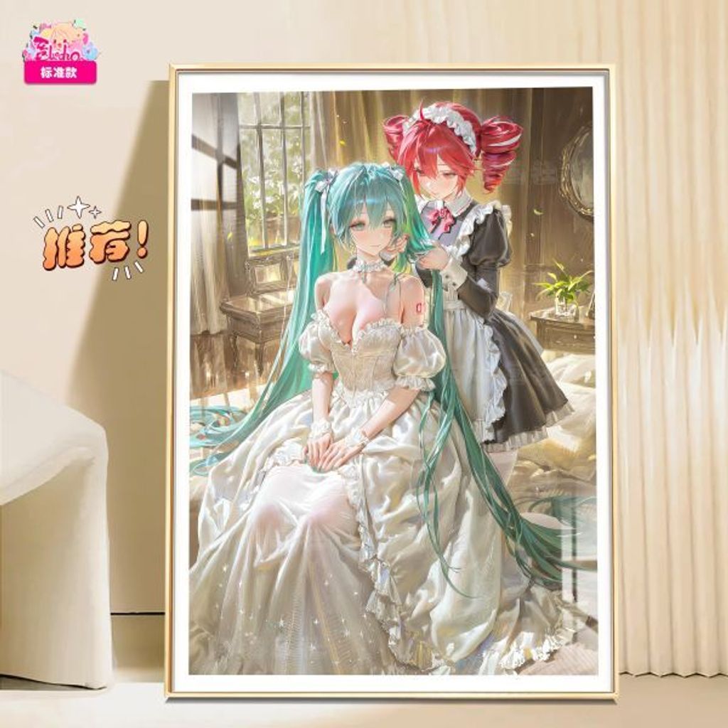 海外代購阿喵畫社_《初音未來》禮服_梳妝台重音X初音未來_新品8K超大高清主題裝_1