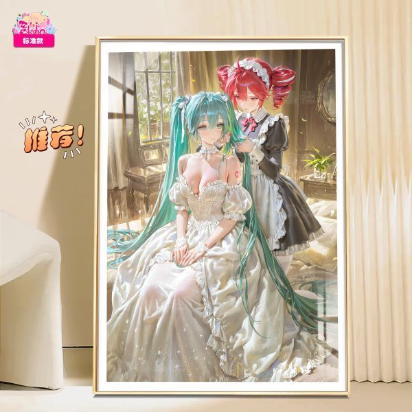海外代購阿喵畫社_《初音未來》禮服_梳妝台重音X初音未來_新品8K超大高清主題裝_1