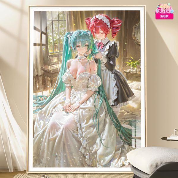 海外代購阿喵畫社_《初音未來》禮服_梳妝台重音X初音未來_新品8K超大高清主題裝_2