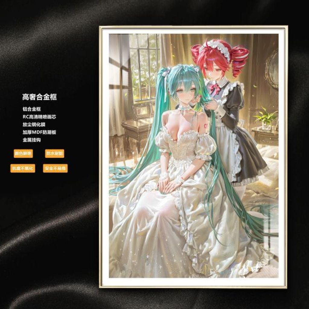 海外代購阿喵畫社_《初音未來》禮服_梳妝台重音X初音未來_新品8K超大高清主題裝_3