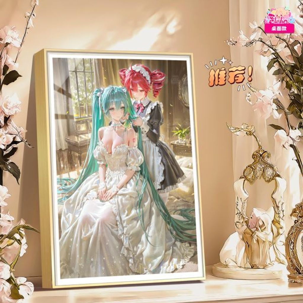 海外代購阿喵畫社_《初音未來》禮服_梳妝台重音X初音未來_新品8K超大高清主題裝_4