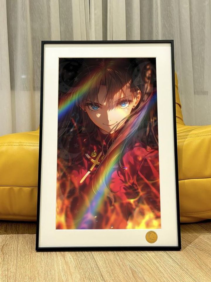 海外代購星空_《彩虹遠坂凜》伊什塔爾艾蕾紅色惡魔Fate命運動畫裝飾畫_1