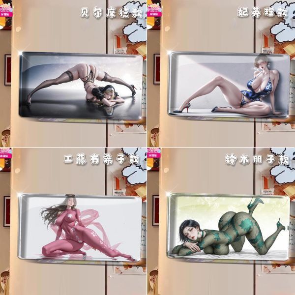 海外代購阿喵畫社_動漫冰箱貼第一百四十二彈柯藍純享版_高透亞克力磁吸冰箱貼_1