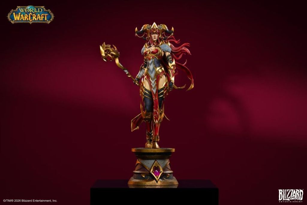 預定Blizzard_暴雪遊戲_魔獸世界_紅龍女王阿萊克絲塔薩16比例典藏雕像_15