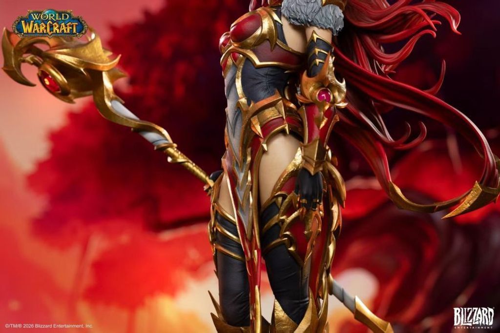 預定Blizzard_暴雪遊戲_魔獸世界_紅龍女王阿萊克絲塔薩16比例典藏雕像_13