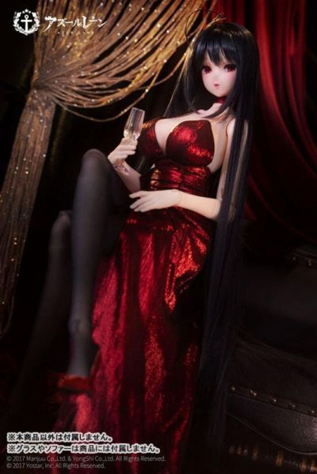 PVC預定PUYOODOLL_Dollymate_碧藍航線_大鳳_禁斷之宴_可動_5