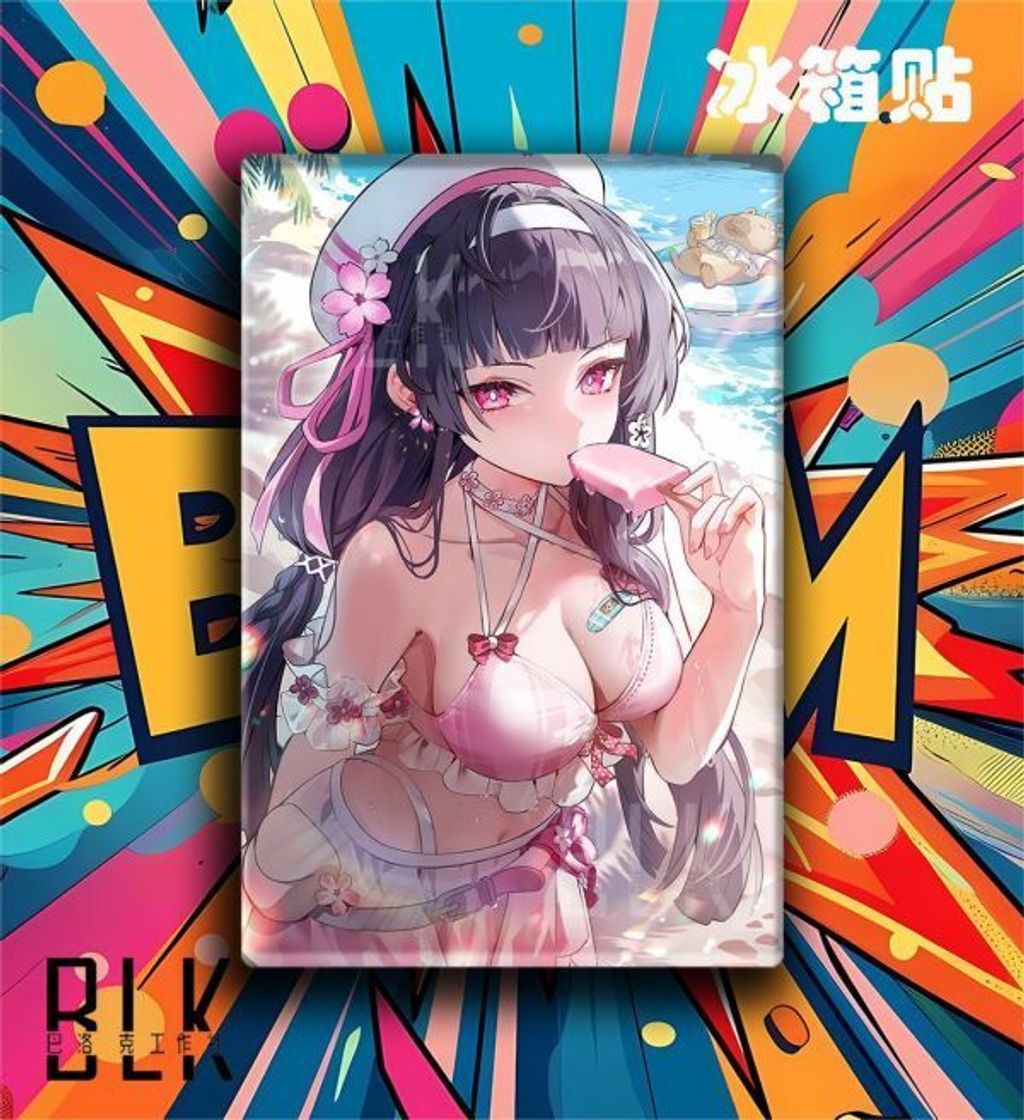 海外代購巴洛克_《千咲》鳴潮卡提希亞坎特蕾拉芙露德莉斯動漫裝飾畫冰箱貼_3