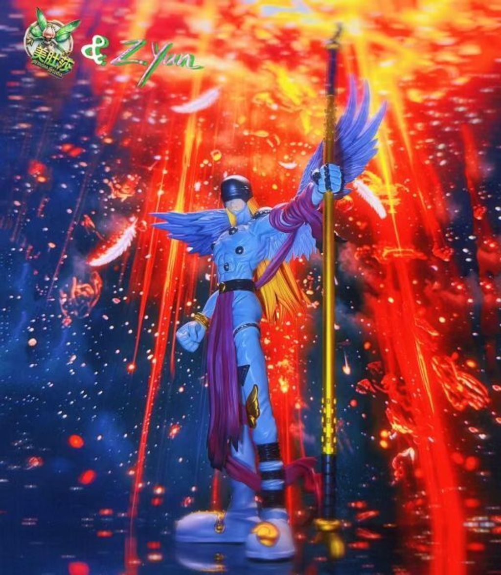 預定美肚莎_振雲_獨角獸_數碼寶貝_炎天使獸_2