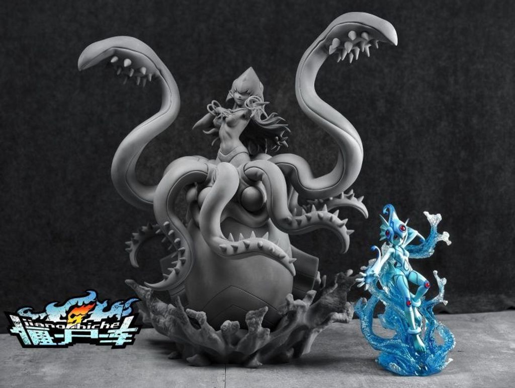 預定JSC_數碼寶貝04_無限地帶_水之鬥士_反派獸型第二彈_卡瑪拉獸(娜娜獸型_1