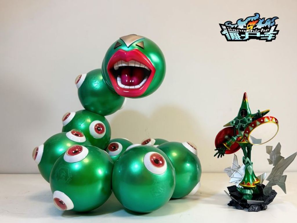 預定JSC_數碼寶貝04_無限地帶_鋼之鬥士_反派獸型補全第三彈_魔蛋獸(銀鏡獸_1