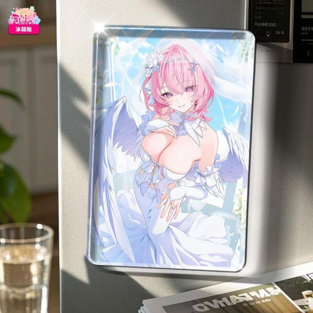 海外代購阿喵畫社_花嫁_婚紗蕾米埃爾_新品12K超清主題裝飾畫週邊_透明卡磚_床_7