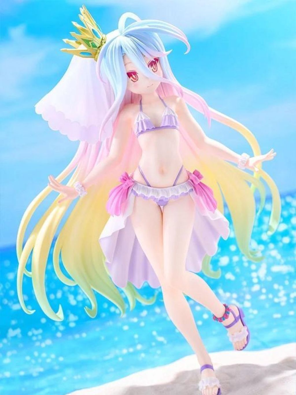 PVC預定FuRyu_TENITOL_TALL_遊戲人生_白色_泳裝禮服_3