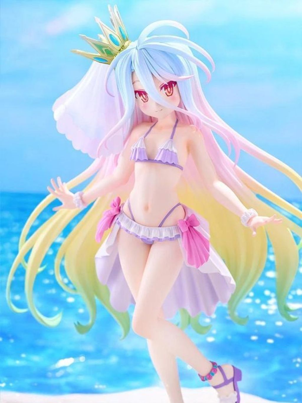 PVC預定FuRyu_TENITOL_TALL_遊戲人生_白色_泳裝禮服_4