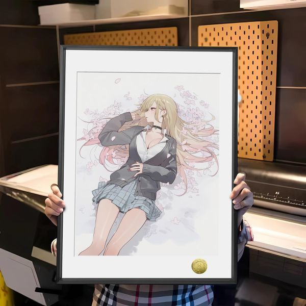 海外代購皇呱_《落櫻予夢》_喜多川海夢落櫻予夢同人周邊裝飾畫_午睡毯_地毯_1