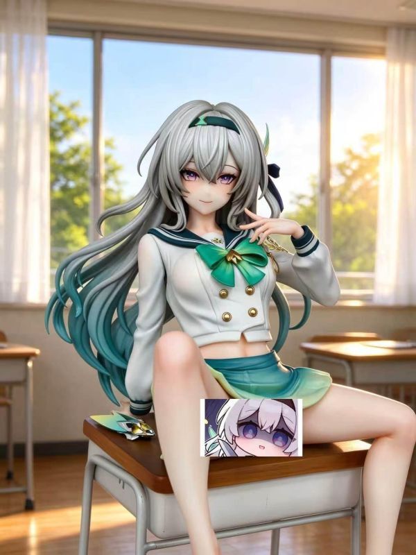 R18-預定繪漫_課桌系列_反差女友（螢火蟲）_崩壞：星穹鐵道_流螢_1