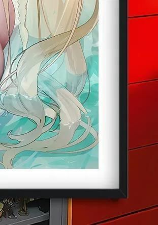 海外代購巴洛克_水池卡提希婭－裝飾畫／冰箱貼_鳴潮（Wuthering_Wave_4