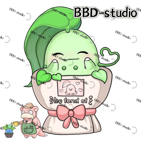 GK預購】BBD百寶袋工作室寶可夢盆栽–菊草葉第二彈– 夢迴玩物