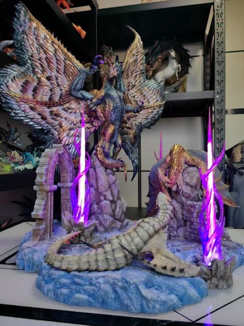 【GK預購】DragonFrontierStudio Monster Hunter Shagaru Magala CGscene 天廻龍 CG ...