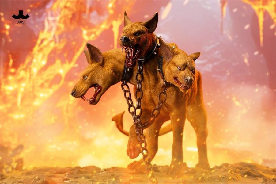 3D立体金属 3頭地獄犬 モデル Amazon | HiPlay JXK 1/6 地獄の三頭犬 JXK278A 塗装済み完成品