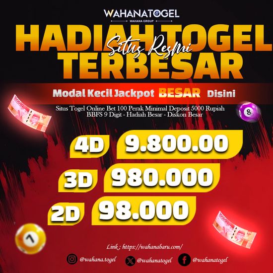 TOGEL WLA : Daftar Togel WLA Deposit 5000 Bet 100 Perak | TOGEL WLA : Daftar Togel WLA Deposit 5000 Bet 100 Perak