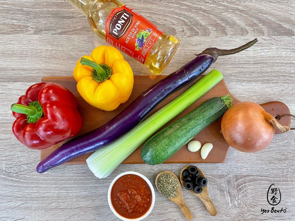 普羅旺斯燉菜食材