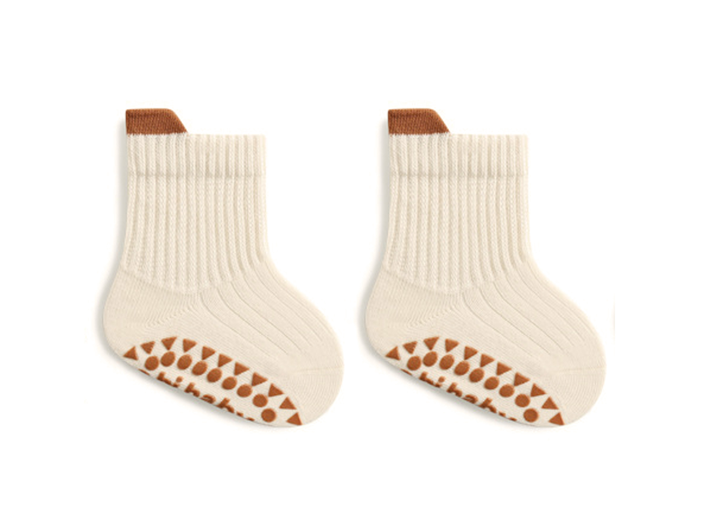 拚色四季防滑襪02