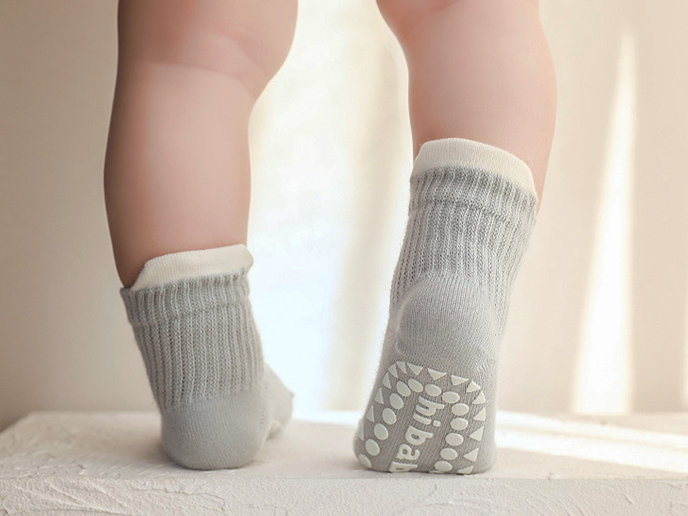 拚色四季防滑襪05