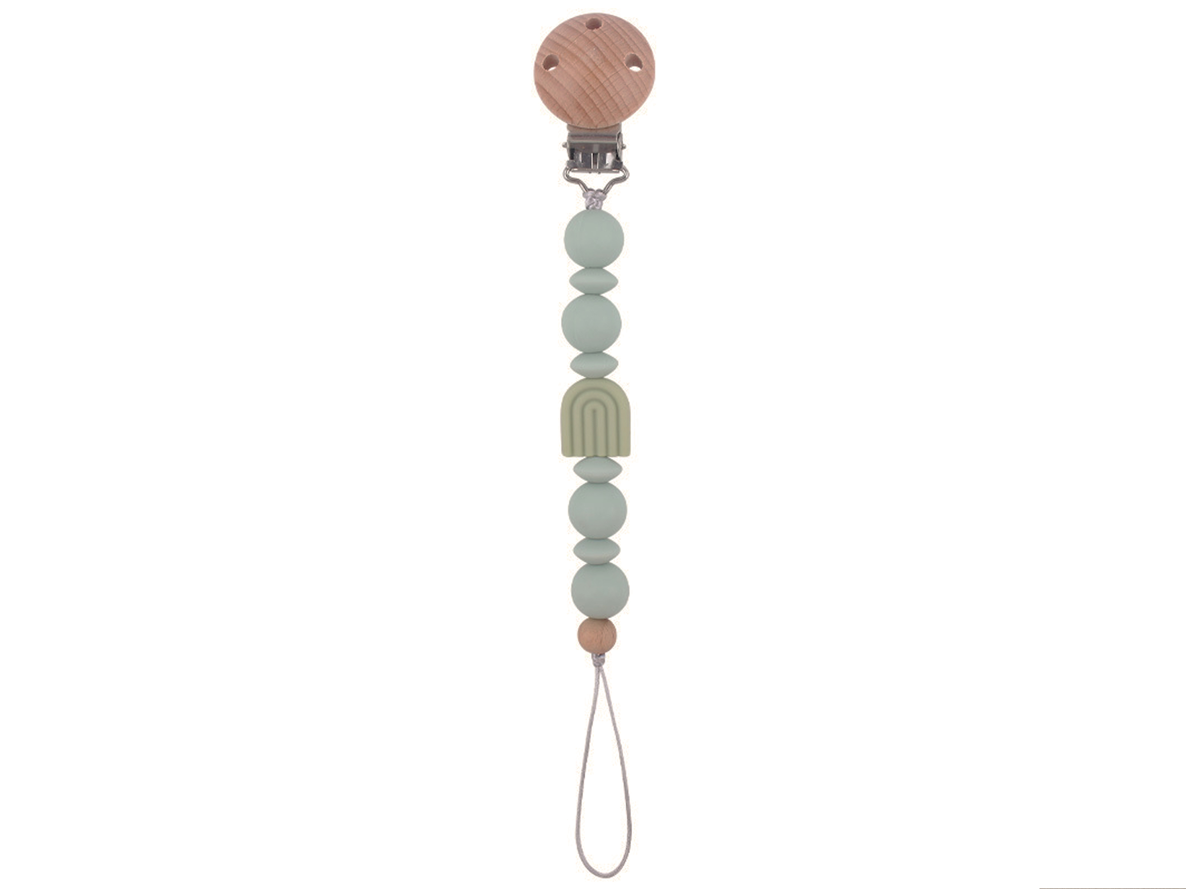 彩虹糖果奶嘴鏈-薄荷色