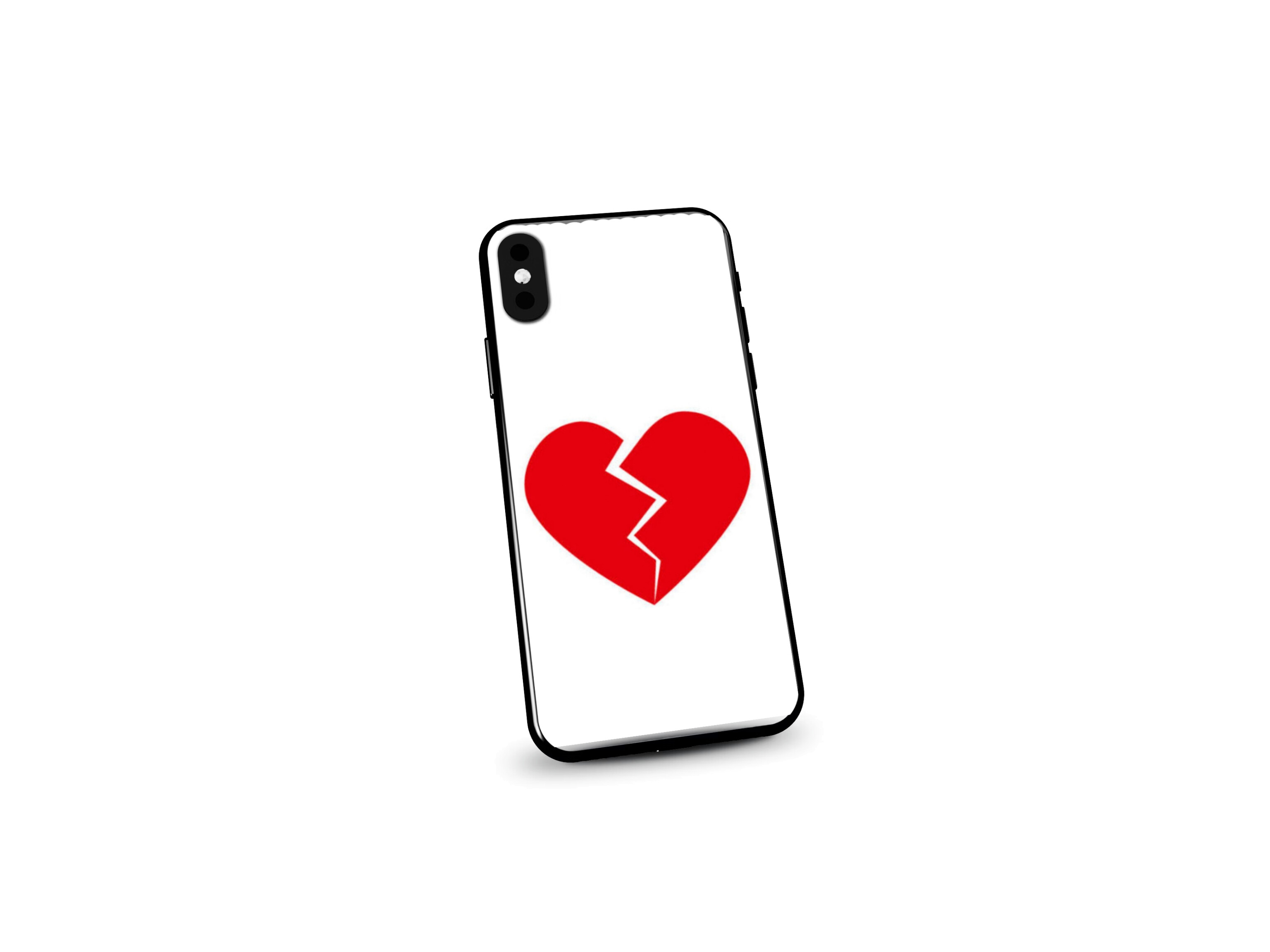 Heart Break Print I-Phone X Case | Charles Music Store