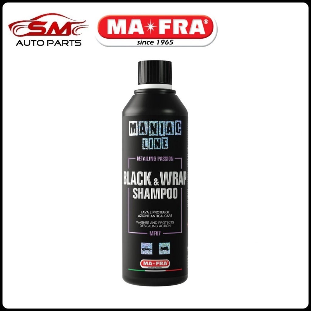 Mafra Maniac Line Black and Wrap Shampoo 500mL (Revitalise Anti