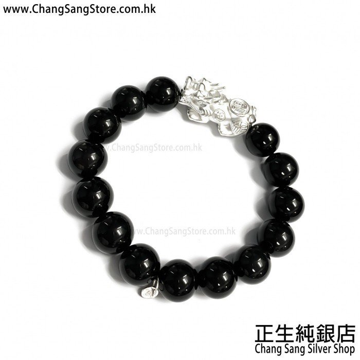 6、8、10、12、14mm 黑曜石 貔貅手鏈