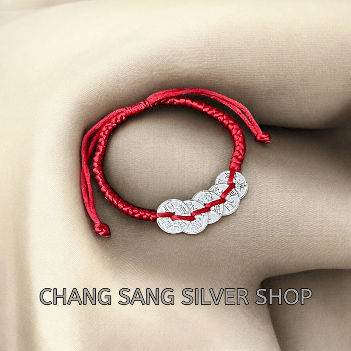 開運五帝結編織(調節式)手繩Bracelet