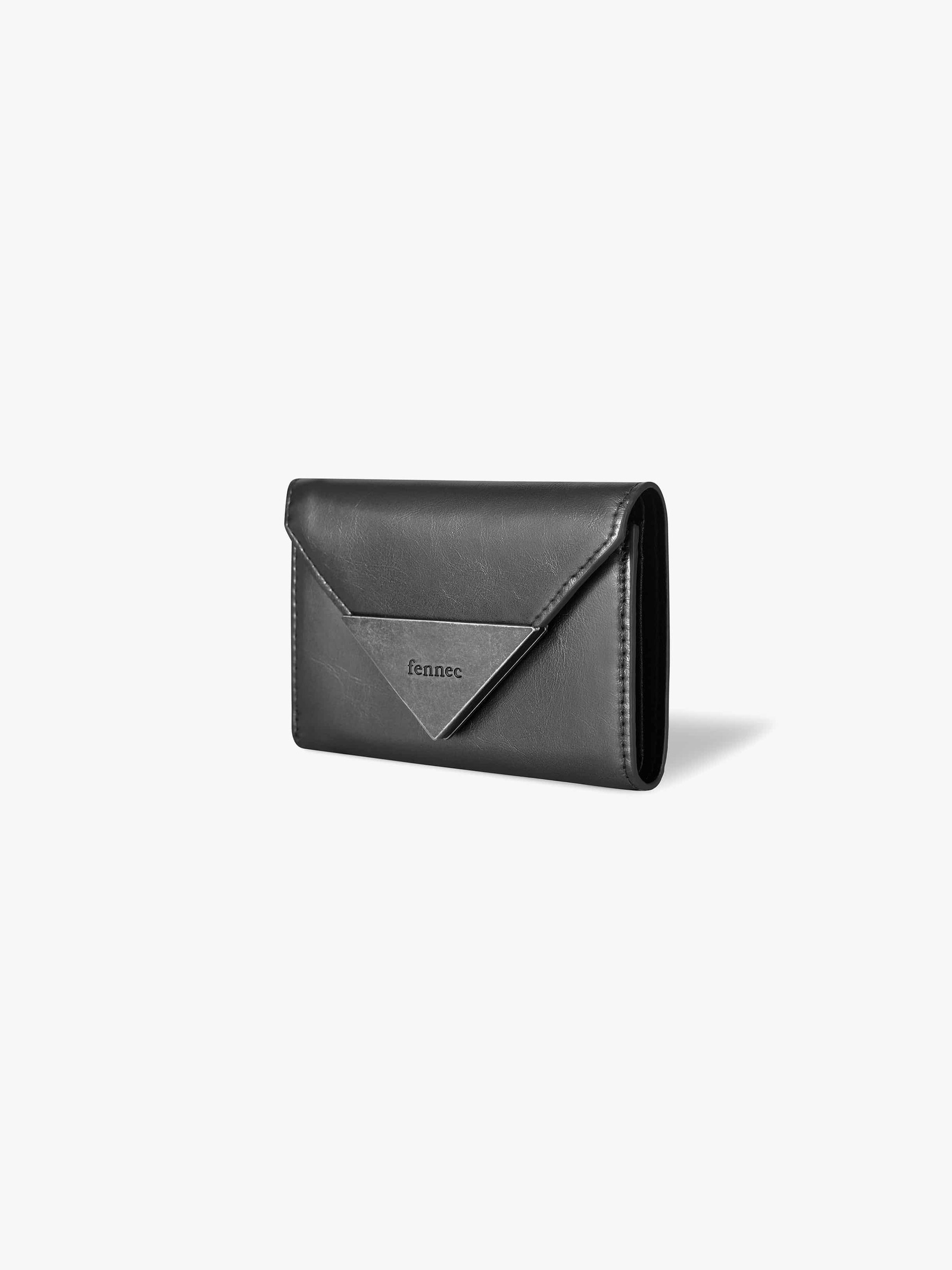 MATT TRIANGLE WALLET - METAL GREY