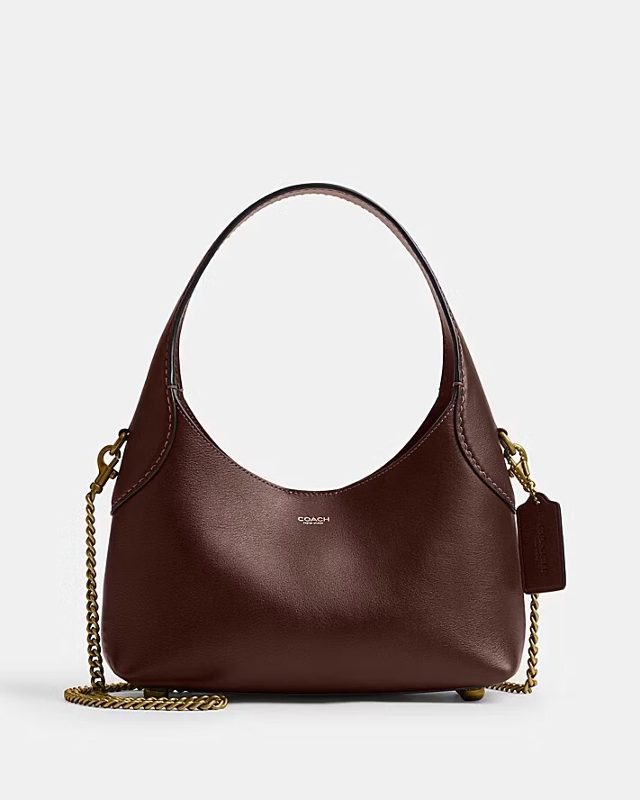 BROOKLYN 23 單肩手袋-楓葉紅色