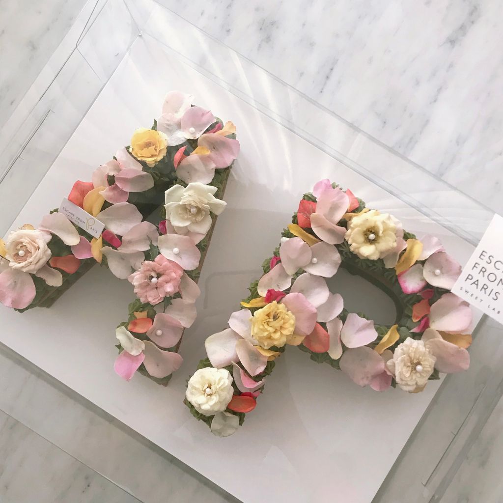 抹茶柚香字母蛋糕AP